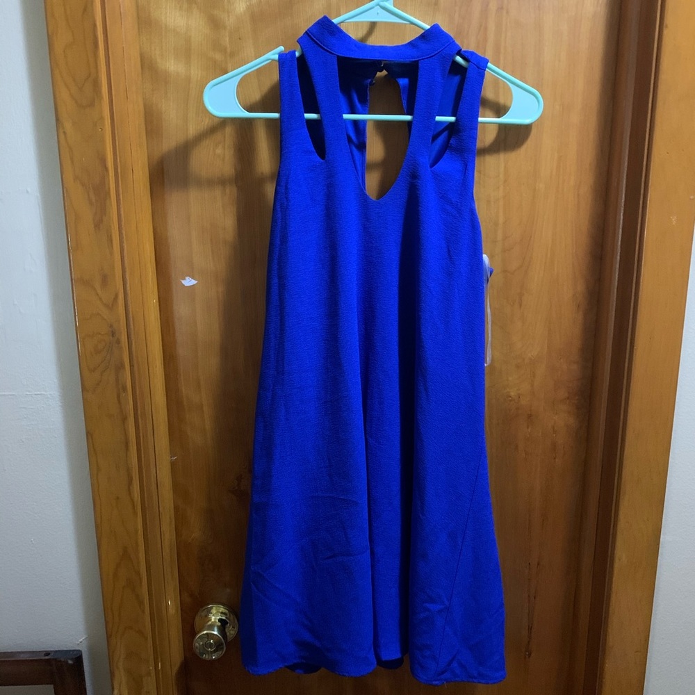 Vibrant blue dress
